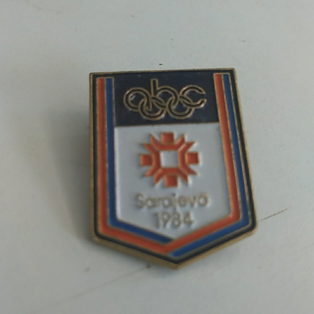 1984 Olympic pin ABC network